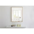 thumbnail image 3 of Metal frame Rectangle Mirror 24 inch Brass finish, 3 of 5