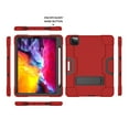 thumbnail image 6 of Dteck Case For iPad Pro 12.9" 5th Generation 2021,Shockproof Rubber Kickstand Case 3-Layer Protection Heavy Duty Cover for iPad Pro 12.9-inch 5th Gen 2021,Red+Black, 6 of 7