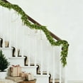 thumbnail image 5 of Pre Lit Christmas Garland with Timer, F Led Winter Greenery Garland Indoor Outdoor, Pre Lit Real Prelit Christmas Garland Winter Greenery Garland for Christmas Holiday Seasonal Outdoor/Indoo, 5 of 9