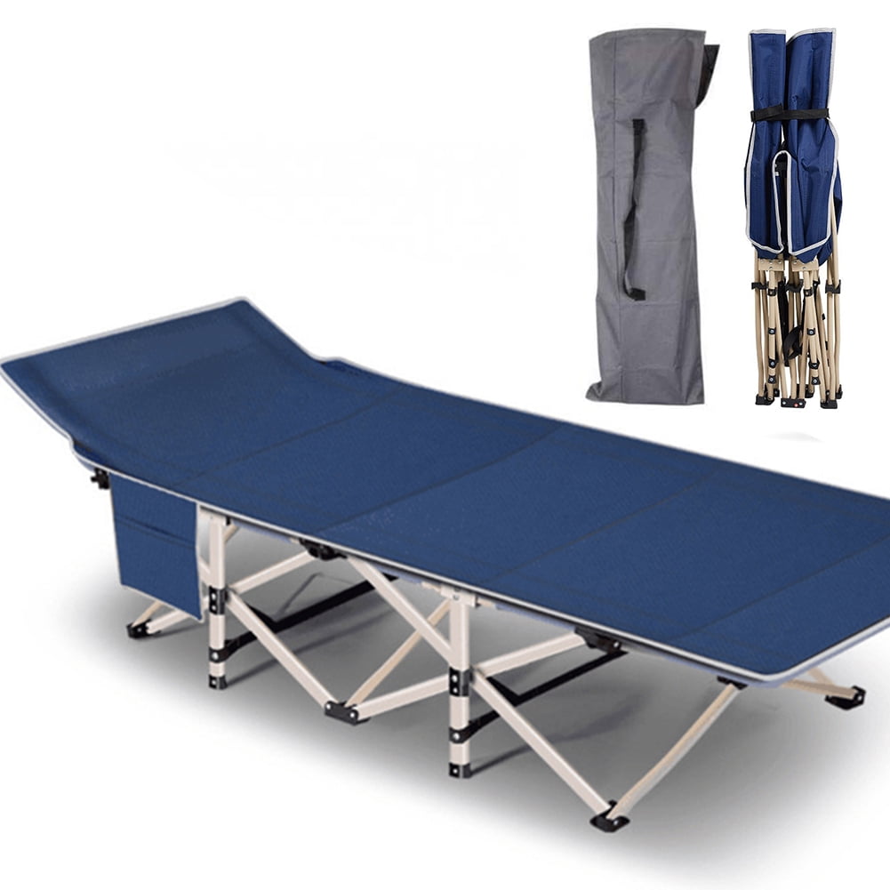 Lilypelle Folding Camping Cot, Double Layer Oxford Strong Heavy Duty