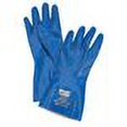 thumbnail image 2 of North by Honeywell Nitri-Knit Supported Nitrile Gloves, Pinked Cuff, Interlock Lined, Size 9, Blue, 2 of 2