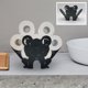 thumbnail image 2 of soporte de papel higiénico Soporte De Papel Higiénico De Hierro Independiente Para Baño, Forma De Animal, Estante De Almacenamiento, Rana Rana Magideal soporte de papel higiénico, 2 of 7