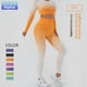 thumbnail image 2 of Ropa de yoga con dopamina, traje de otoño que absorbe la humedad, traje de yoga sin costuras con gradiente de secado rápido para mujer, 2 of 5