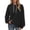 Black, variant on YODETEY Womens Hoodies Sweatshirts, Drawstring Casual Long Sleeve Textured Knit Loose Hooded Sweatshirt with Pocket, Hoodies for Women,Navy,L