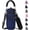A2. Dark Blue, variant on 32/40/64/128 oz Neoprene Insulated Water Bottle Carrier Bag, Sling Bag Sleeve Pouch Holder with Strap & Paracord Handle and 2 Pocket for Travelling, Hiking, Camping