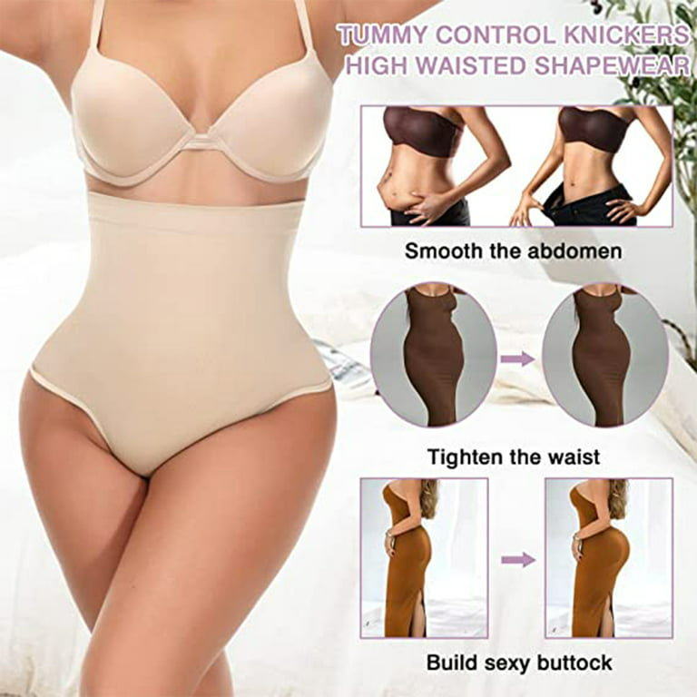 POP CLOSETS Shapewear for Women Tummy Control Knickers High Waisted Shorts  Slimming Body Shaper Seamless Panties Butt Underwear 
