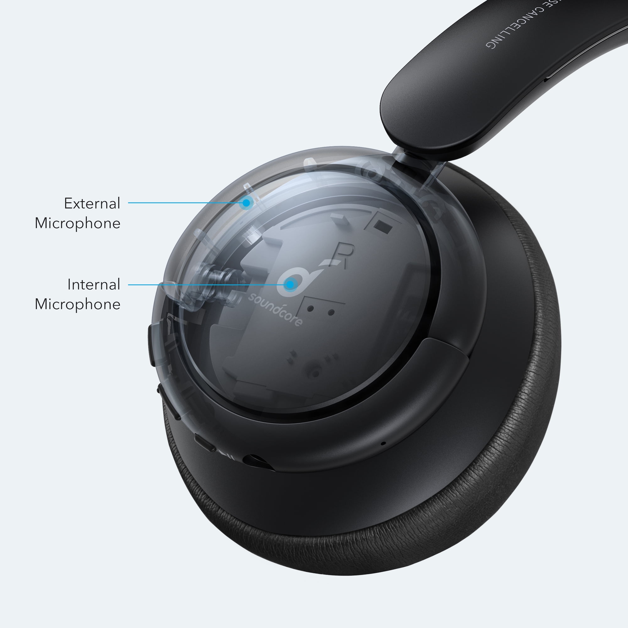Soundcore Life Tune Active Noise Cancelling Headphones with Multi Mode  Noise Cancellation, Hi Res Sound, 40H Playtime, Clear Calls, Comfortable