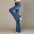 thumbnail image 2 of Vedolay Trousers Plus Size Women's Ripped Jeans Distressed Skinny Stretchy Denim Pants,Blue S, 2 of 5