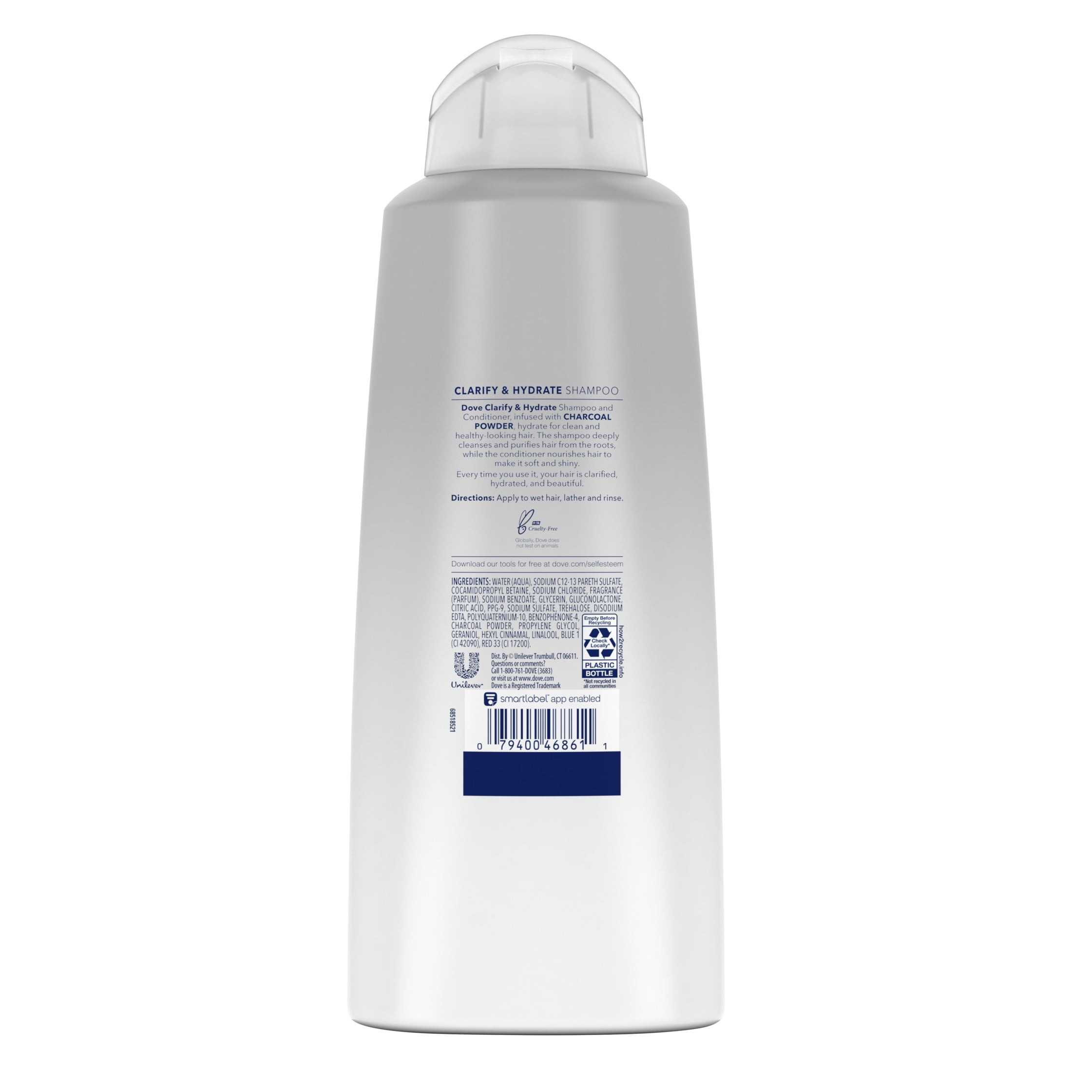 Dove Nutritive Solutions Shampoo Clarify & Hydrate 20.4 oz 4 Count