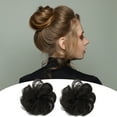 thumbnail image 2 of Miangastore 2 Pcs Chignons Pièce de Cheveux Faux Chignon Extensions de Chignon Simplicité pour Femmes, 2 of 8