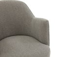 thumbnail image 5 of SAFAVIEH Couture Christian Modern Boucle Solid Accent Chair, Light Grey, 5 of 6