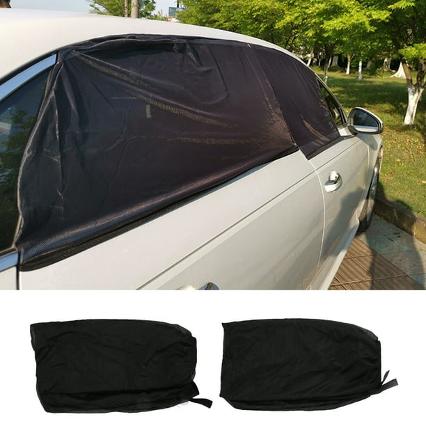 Noir Voiture Anti- Moustiquaire UV Proof Barres de Fenêtre Revêtement  Panneau