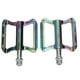 thumbnail image 1 of Pedales de bicicleta de montaña coloridos de aleación de aluminio, juegos de pedales planos ligeros para bicicleta, 1 of 10