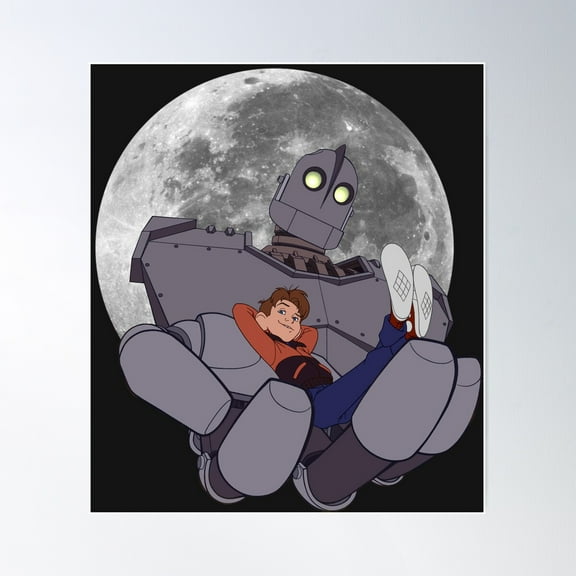 Iron Giant Poster Wall Art, Modern Wall Decor For Living Room Bedroom, 8x12 UNFRAMED