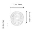 thumbnail image 2 of 10 bobinas de plástico transparente de 2,1 cm para máquinas de coser domésticas, 2 of 8