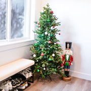 Sunnydaze Unlit Slim and Stately Artificial Christmas Tree 6 ft, Green