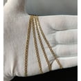 thumbnail image 2 of SOLID 10k Real Yellow Gold 3.2mm  Mariner Anchor Link Chain Necklace, Real Solid 10K Yellow Gold, 10k Gold Chain, Solid Mariner Anchor Chain (Necklace length:18;), 2 of 4