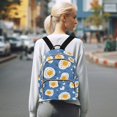 thumbnail image 7 of FORMRS Mini Backpack Purse for Women Quilted Travel Daypack Casual Shoulder Bag, Cute Fried Eggs, 7 of 7