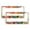 Pattern-1203, variant on Autumn Collection Checkered Plaid Leaves License Plate Cover 2 PCS Fall Decor Grateful Thanksgiving Car Accessories for Women Men US Vehicles 2 Holes Metal License Plate Frame