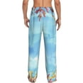 thumbnail image 6 of Cauagu Sea and Fish Mens Pajama Pants Sleep & Lounge Pants,PJ Bottoms with Pockets-Medium, 6 of 7