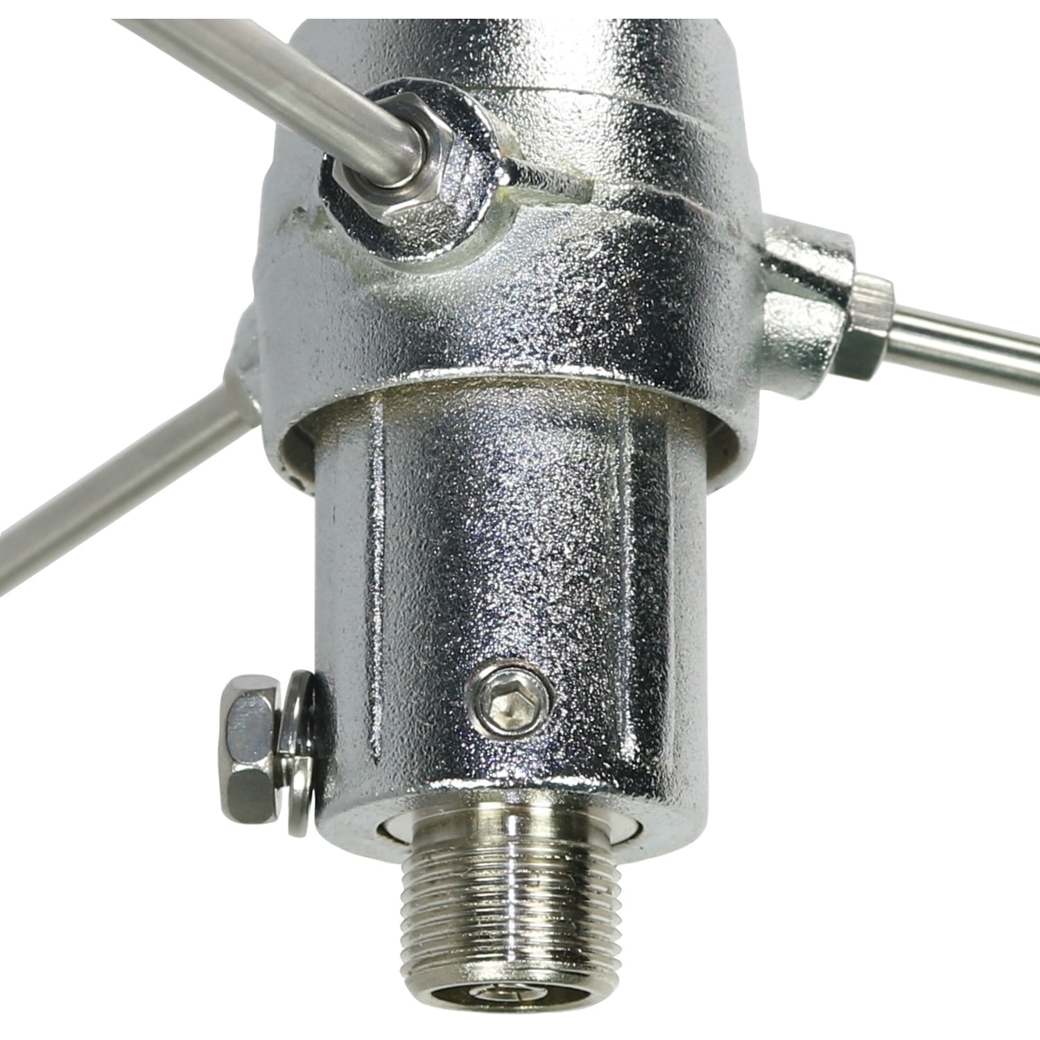 Tram Pre-Tuned 144 MHz–148 MHz VHF/430 MHz–460 MHz UHF Amateur Dual-Band Base Antenna with White Fiberglass, 1477