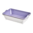 thumbnail image 2 of Juego de bandejas coladoras, cuenco y cesta de drenaje, colador de pasta, cuenco de lavado de cocina y colador de limpieza Violeta 3 Niveles, 2 of 8