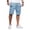 Light Blue, variant on Nestiefly Men's Casual Shorts Cotton Linen Elastic Waist Drawstring Shorts Lightweight Summer Beach Shorts with Pockets Gray 2XL