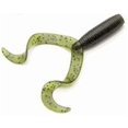 thumbnail image 1 of Yamamoto Gary Double Tail Grub 4", Watermelon w/ large black, 1 of 3