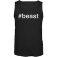thumbnail image 1 of #beast Black Adult Tank Top, 1 of 1