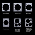 thumbnail image 2 of Worown 11 Holes Collapsible Plastic Balloon Sizer Cube Box, 2-10 Inch Balloon Size Measurement Tools for Decorations Like Balloons Arch or Column (White ）, 2 of 7
