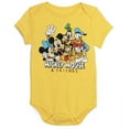 thumbnail image 3 of Disney Mickey Mouse Infant Baby Boys 5 Pack Bodysuits Newborn to Infant, 3 of 5