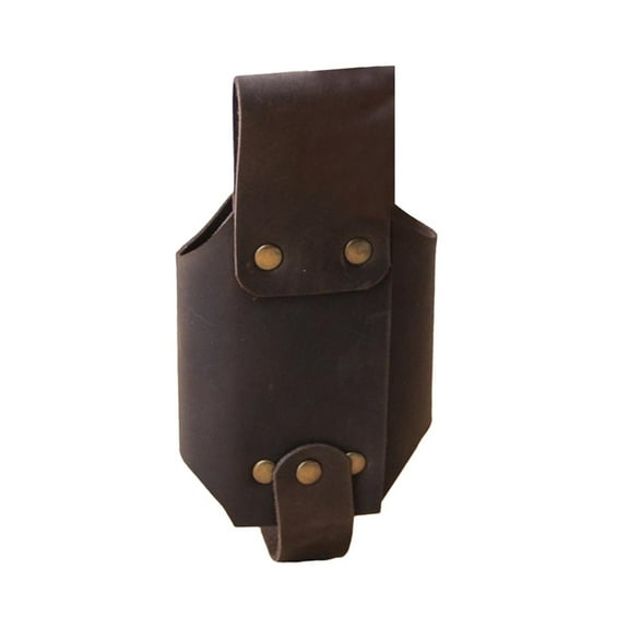 Beer Belt Holder Beer Holsters PU Leather Beer Can Drink Holder Drink Waist Bag for Beer Bottle Picnics Beach Barbeques