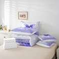 thumbnail image 6 of Castle Fairy Purple Crystal Butterfly 7-Piece Bedding Comforter Set for Girls Boys Teens,Abstract Gradient King Bedding Sets,Dreamy Princess Ultra Soft Bed Sheets,Microfiber Bedroom Decor, 6 of 8