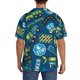 thumbnail image 3 of Balery Dump Truck Camisa Casual de Manga Corta con Botones para Hombre, Texturizada, Estilo Cubano, para Playa, Verano-X-Large, 3 of 5