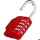 thumbnail image 1 of (Red) Outdoor Code Lock, Code Lock for Locker, 4 Digit Lock for Gym, Locker Room, College, School Cabinet, 1 of 5