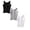 Black & Grey & White, variant on 3 Pack Tank with Built In Bra for Women Sleeveless Comfortable Stretch Built In Padded Bra Activewear Gym Sports Wirefree Support Yoga Cami Shirt