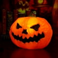 thumbnail image 7 of OUNONA 1Pcs Scary  Decorations Orange Pumpkin Light with LED and Battery Operated for Indoor Outdoor, 7 of 7