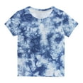 thumbnail image 2 of Dovford Little Kids Tie Dye Shirt for Boys' Girls' Size 4-10 Hippies Senior Tie-Dye Tee Tshirt 2024, 2 of 5