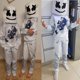 thumbnail image 2 of Hot Rock Music DJ Disfraz Cara sonriente Fiesta Máscaras Fancy Mascot Anime Disfraz de Halloween para niños adultos zhangyuxiang LED, 2 of 2