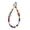 Smiley face color-wristband, variant on Unisex Beaded Phone Case Holder Stylish Crossbody Chain Strap General Phone Strap Beaded Phone Case Strap for Outdoor