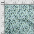 thumbnail image 2 of oneOone Polyester Spandex Light Blue Fabric Asian Suzani Craft Projects Decor Fabric Printed By The Yard 56 Inch Wide, 2 of 5