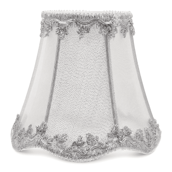 Small Bell Fabric Lampshade, Vintage European Style Lamp Shade Replacement for Table/Floor Lamps, Crystal Candle Chandeliers & Wall Sconces, Home Decor
