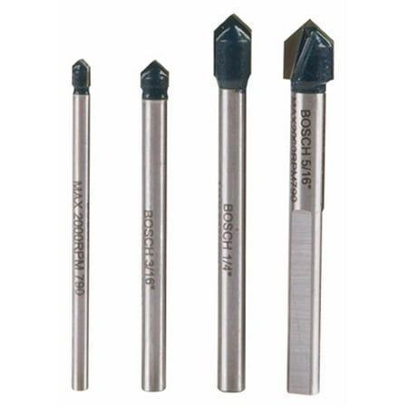 

Robert Bosch Tool Group 197672 4 Piece Glass Tile Bit Set