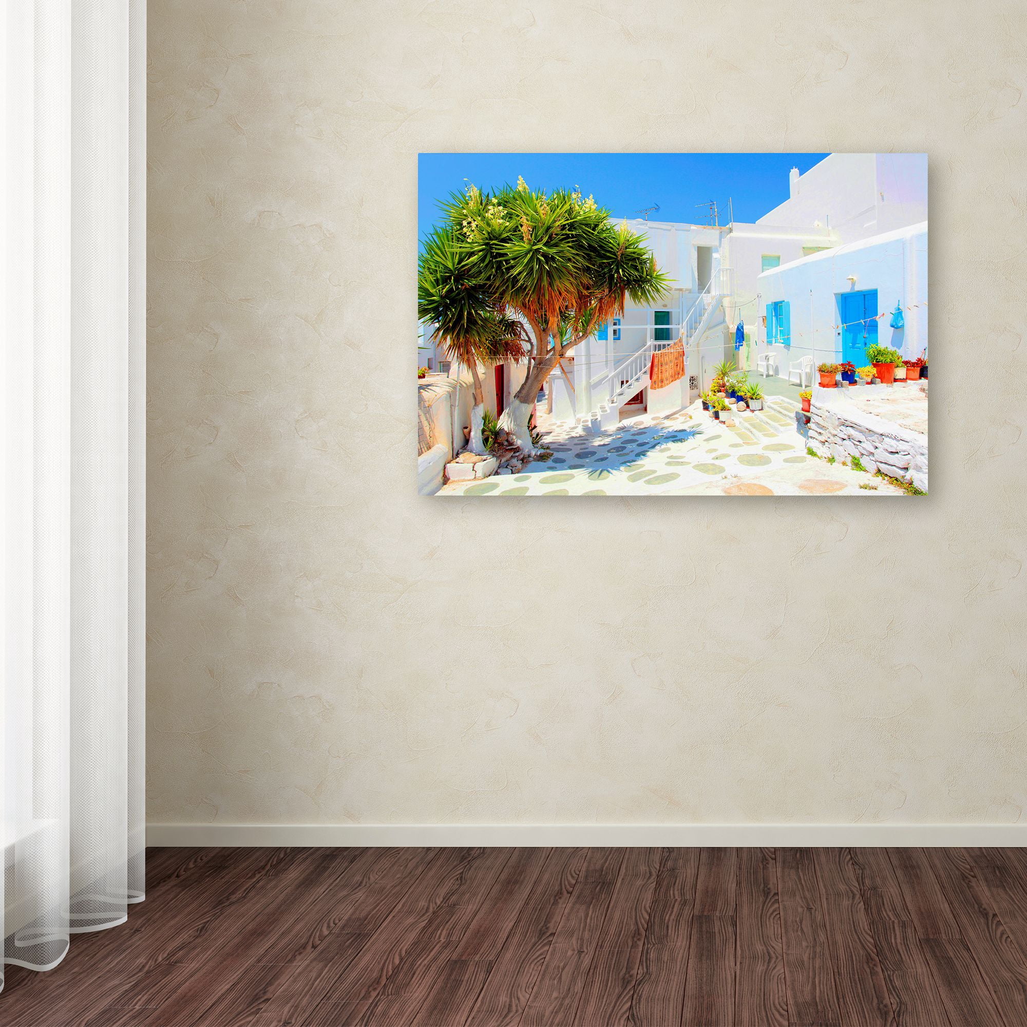 Trademark Fine Art 'Mykonos I' Canvas Art by Dieter Matthes