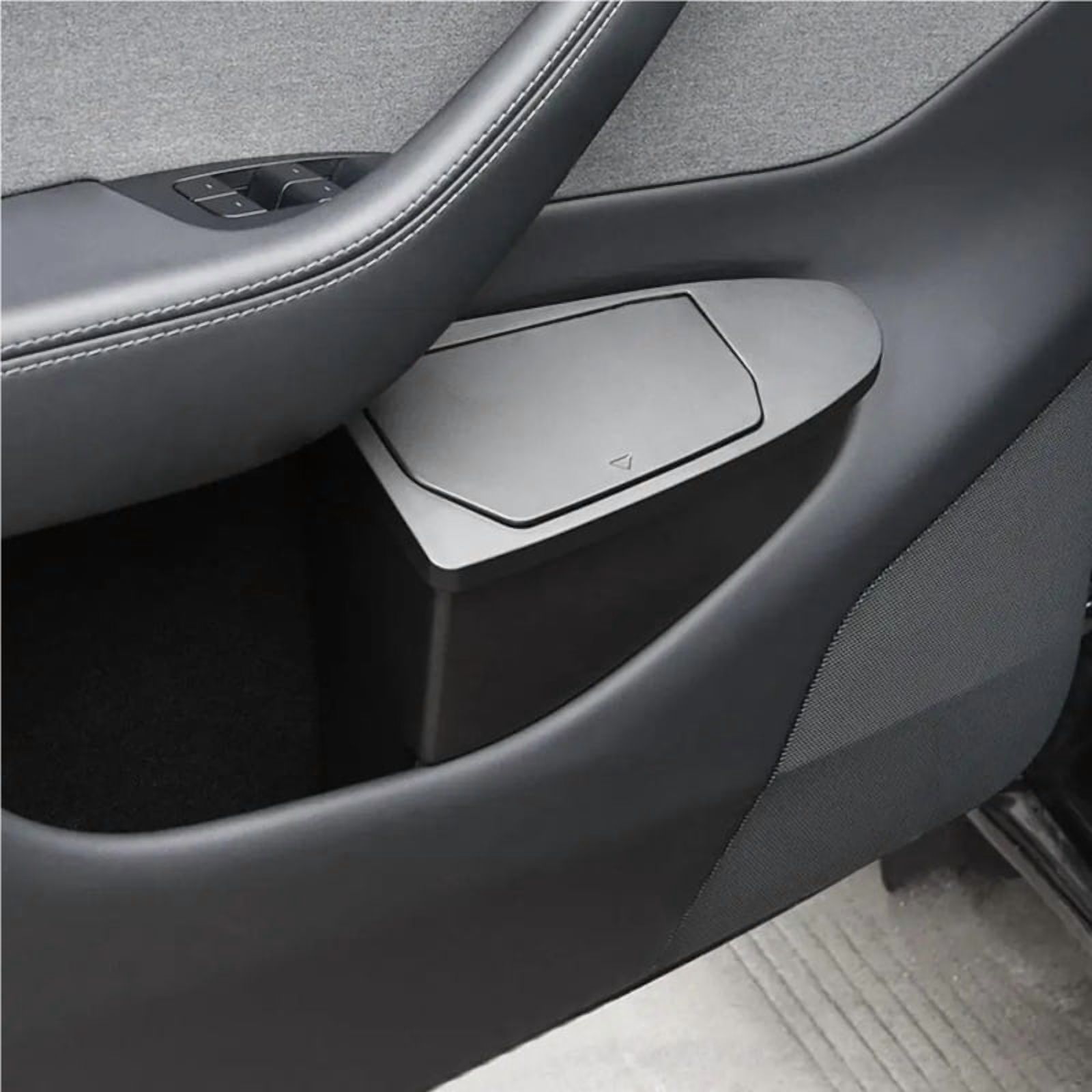 Car Front Door Trash Can For Tesla Model Y Juniper Multifunctional Garbage Pocket Pocket Interior Decoration Accessories