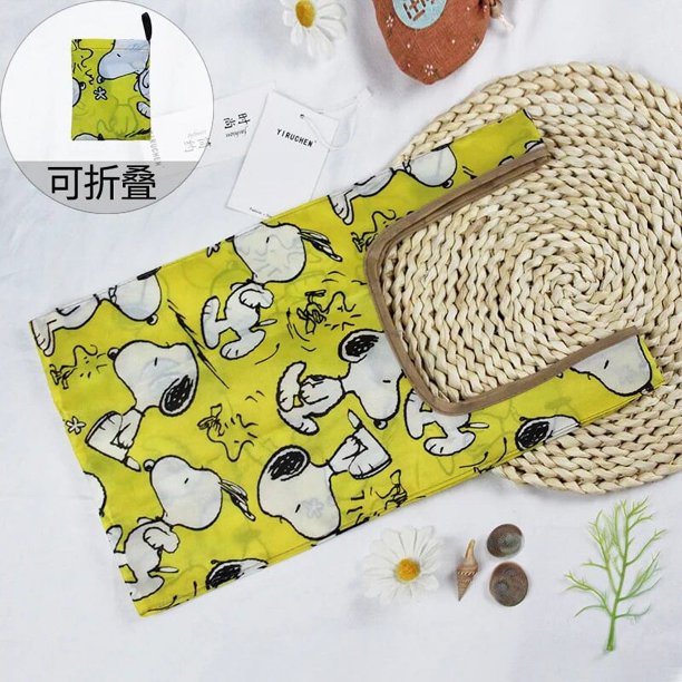 Sanrio-Bolso de compras plegable pequeño para mujer, bolsa de hombro con dibujos animados de Hello Kitty, Kuromi Melody, Cinnamoroll, para estudiantes