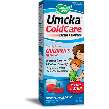 - Nature's Way Umcka ColdCare Children's Cherry Syrup, 4 Oz