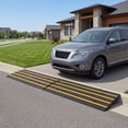 thumbnail image 7 of GOCAPTAIN Heavy Duty Rubber Curb Ramp, 33000lbs Capacity, Portable 2.5 Inch Rise Ramp for Car, Truck, Wheelchair, Driveway, Garage, 7 of 7