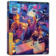 Guardians of the Galaxy Walmart Exclusive Mondo Steelbook (4K Ultra HD + Blu-ray + Digital Code) Disney Action & Adventure