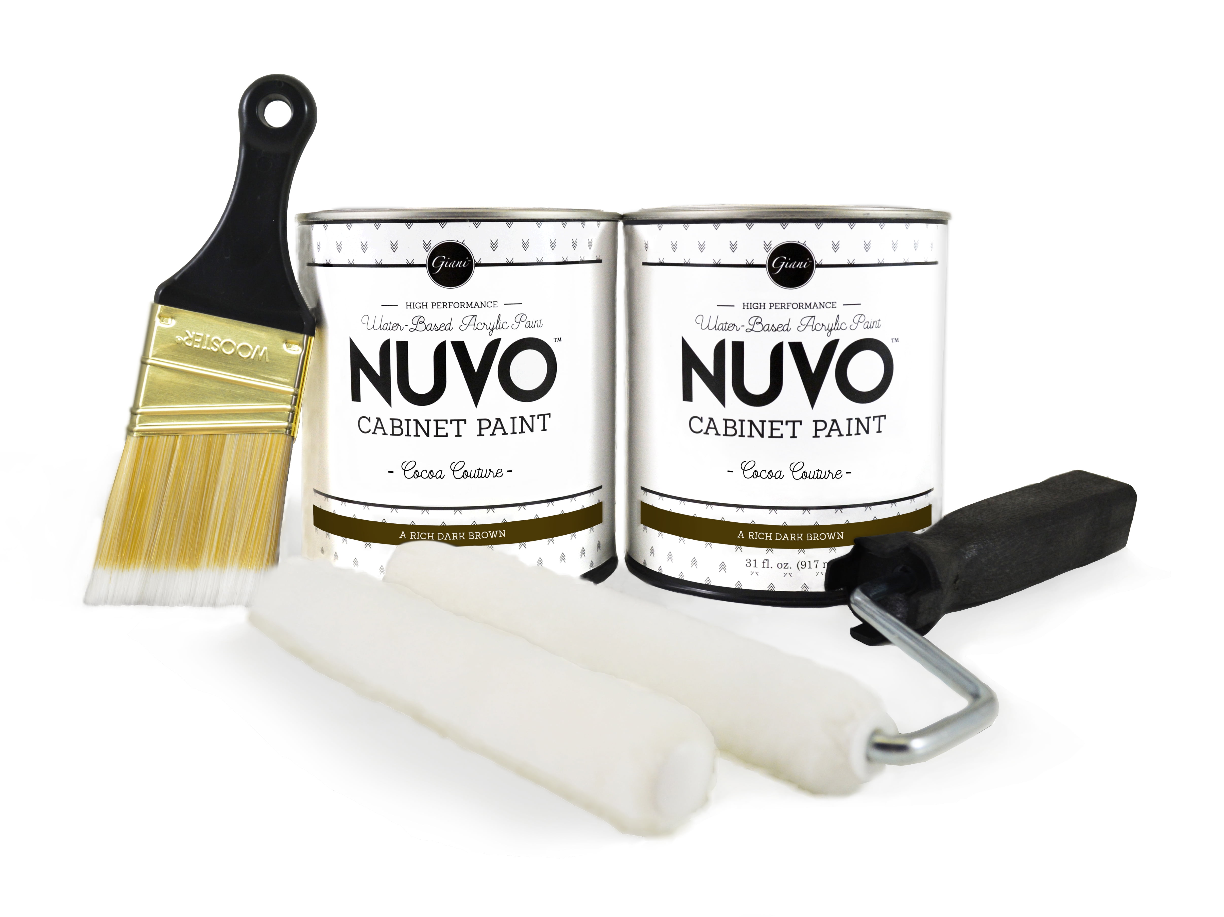Nuvo Cocoa Couture Cabinet Makeover Paint Kit Walmart Com